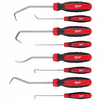 MILWAUKEE Hook and Pick Set, 798GF5