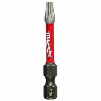 MILWAUKEE Power Bit 1/4 Shank Size 2 Bit L PK15, 52WT03
