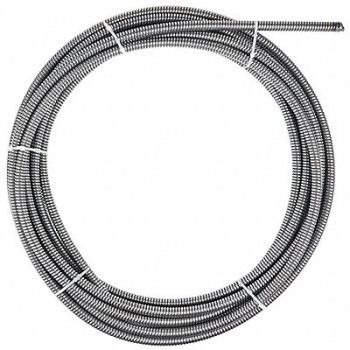 MILWAUKEE Drain Cleaning Cable 5/8 in Dia 25 ft L, 55NJ59