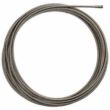 MILWAUKEE Drain Cleaning Cable 3/8 in Dia 50 ft L, 422W29