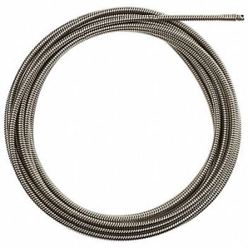 MILWAUKEE Drain Cleaning Cable 1/2 in Dia 50 ft L, 422W30