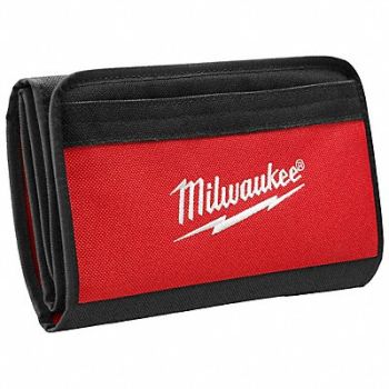 MILWAUKEE Soft Carrying Case Nylon Black/Red, 6JHZ3