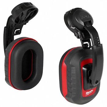 MILWAUKEE Ear Muffs Style Hard Hat-Mounted, 787VK0