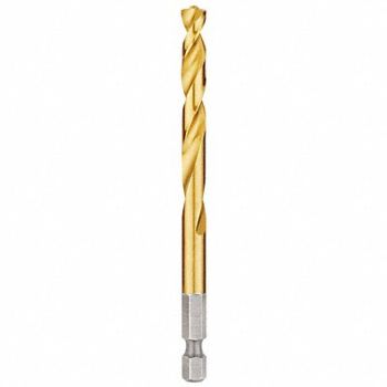 MILWAUKEE Hex Shank Drill 9/32 HSS, 45KM82