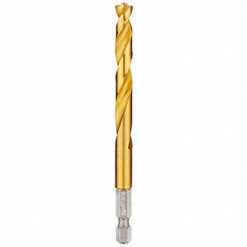 MILWAUKEE Hex Shank Drill 5/16 HSS, 45KM84