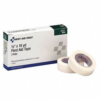GRAINGER APPROVED First Aid Tape Wt Cloth 1/2 Wx10 yd. L, 480G06