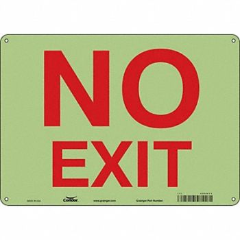CONDOR K2119 Safety Sign 10 in x 14 in Polyethylene, 480H33