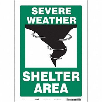 CONDOR K1737 Safety Sign 14 in x 10 in Vinyl, 480J31