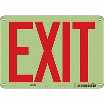 CONDOR Safety Sign 7 inx10 in Polyethylene, 480L83