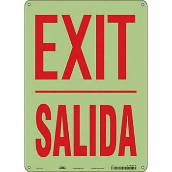 CONDOR K1873 Safety Sign 14 inx10 in Polyethylene, 480M94