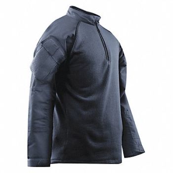 TRU-SPEC Combat Shirt L Long Navy, 480R89