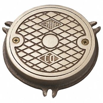 JAY R. SMITH MFG. CO Floor Cleanout 3/4 in H Nickel Bronze, 45DT53