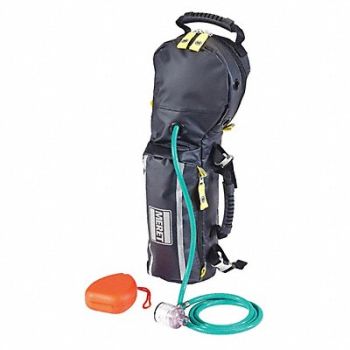 MERET PRODUCTS Oxygen Response Bag 22-1/2 H Black, 481A48