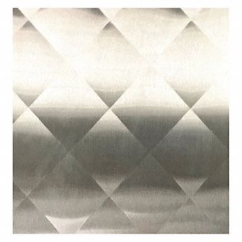 GRAINGER APPROVED Silver SS Sheet Rectangle 48in Overall W, 783YY4