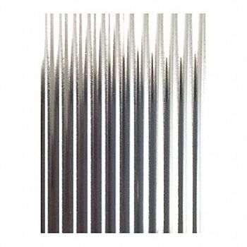 GRAINGER APPROVED Silver SS Sheet Rectangle 48in Overall W, 783Z05