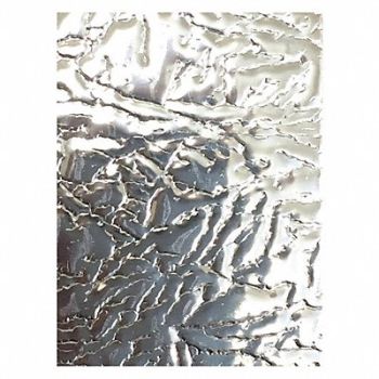 GRAINGER APPROVED Silver SS Sheet Rectangle 48in Overall W, 481G07