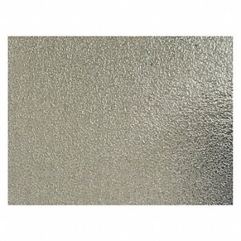 GRAINGER APPROVED Silver SS Sheet Rectangle 48in Overall W, 481G40