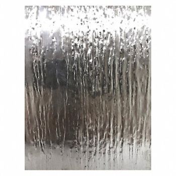 GRAINGER APPROVED Silver SS Sheet Rectangle 48in Overall W, 481H55