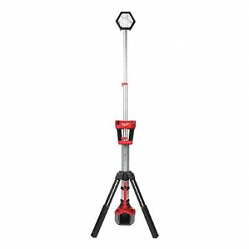 MILWAUKEE Cordless Tripod Light Bare Tool 7 1/2 L, 481J05