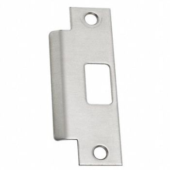 BEST Deadbolt Strike S Satin Chrome Finish, 481U27