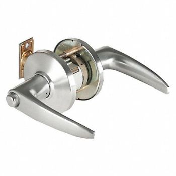 BEST Door Lever Lockset 2-3/4 Strike Dim, 481U51