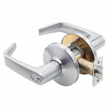 BEST Door Lever Lockset 2-3/4 Strike Dim, 481U54