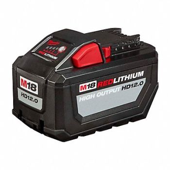 MILWAUKEE Battery (1) 12.0 Ah Li-Ion, 481Z42