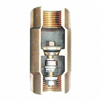 SIMMONS Spring Check Valve Bronze 1-1/2 FNPT, 482A30