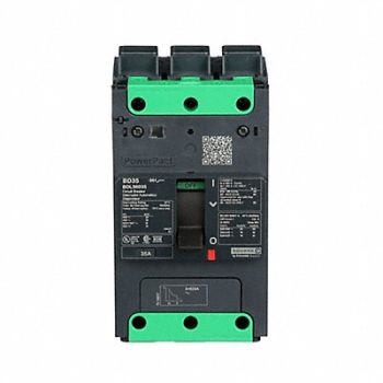 SQUARE D Circuit Breaker 35A 3P 525VAC BDL, 482D38