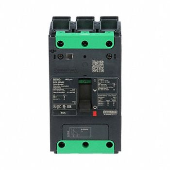 SQUARE D Circuit Breaker 80A 3P 525VAC BDL, 482D50