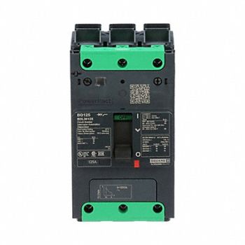 SQUARE D Circuit Breaker 125A 3P 525VAC BDL, 482D58