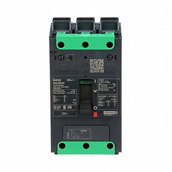 SQUARE D Circuit Breaker 20A 3P 525VAC BGL, 482F97