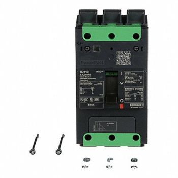 SQUARE D Circuit Breaker 110A 3P 690VAC BJL, 482H43