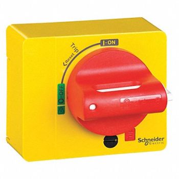 SQUARE D Direct Mounted Red Rotary Handle, 482H85