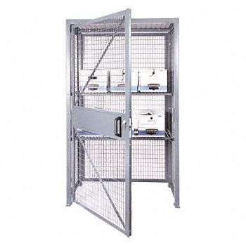 FOLDING GUARD StrgLckr 84 x48 x36 1opng B T 2S Pnl Dr, 482W01