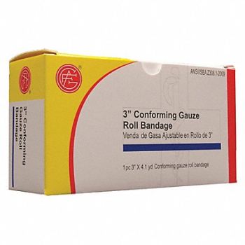 GRAINGER APPROVED Gauze Wrap Non-Sterile White Gauze Box, 482W68