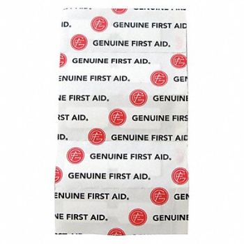GRAINGER APPROVED Strip Bandage Beige 1-1/2 L 3/8 W PK10, 482W98