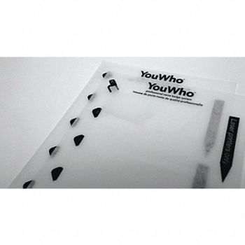 MIGHTY BADGE Insert Laser Blank Legend PK3, 482Y13