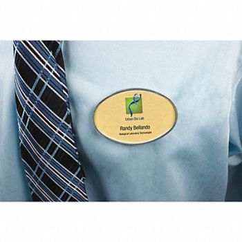 MIGHTY BADGE Badge Starter Kit Blank Legend PK100, 482Y22