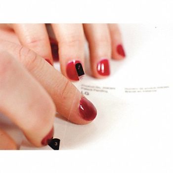 MIGHTY BADGE Insert Laser Blank Legend PK5, 482Y37