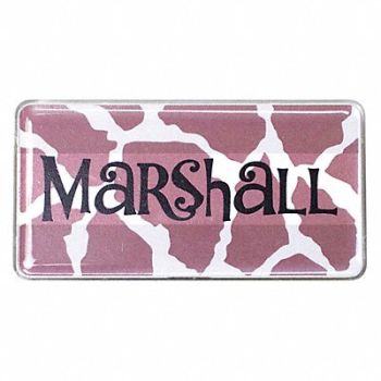 MIGHTY BADGE Badge Giraffe Blank Legend PK10, 482Y52