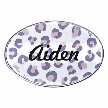 MIGHTY BADGE Badge Leopard Blank Legend PK10, 482Y55