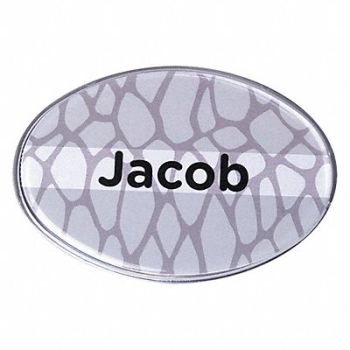 MIGHTY BADGE Badge Snake Blank Legend PK10, 482Y57