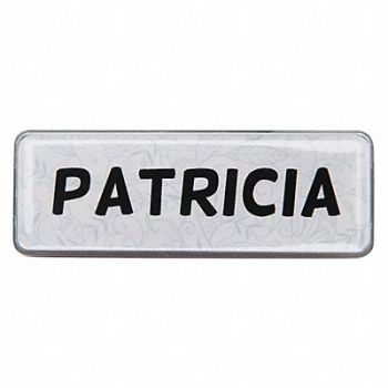 MIGHTY BADGE Badge Small Floral Blank Legend PK10, 482Z08