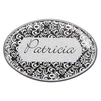 MIGHTY BADGE Badge Monochrome Blank Legend PK10, 482Z19