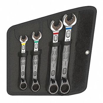 WERA Combo Wrench St Steel Chrome Stnrd Ofst, 483G05