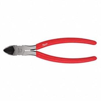 MILWAUKEE Diagonal Cutters Serrated Jaw 15/16 L, 483K32
