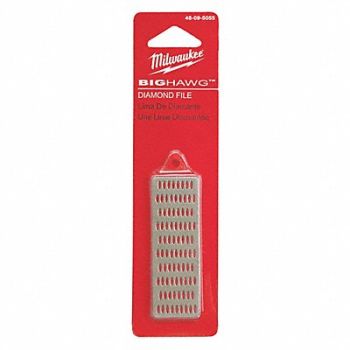 MILWAUKEE Diamond File 17/64 Length 1-15/16 W, 483K87