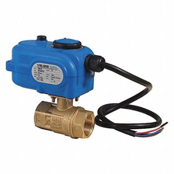 BONOMI Electronic Ball Valve 11/4 Pipe 120VAC, 483M43