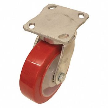 GRAINGER APPROVED Kingpinless Plate Caster Swivel 660 lb., 483N16